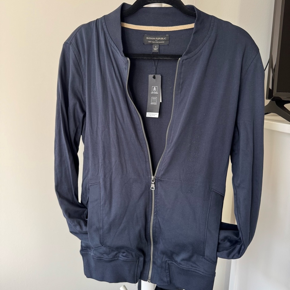 Banana Republic Navy Blue Tailored Jacket